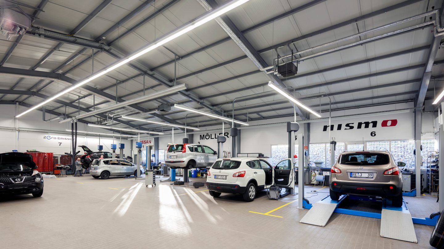 Montageplätze Werkstatt