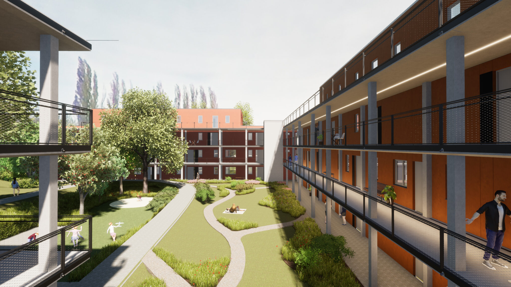 Gemeinschaftliches Wohnen der Werkstatt „Über den Teichen“ in Dortmund